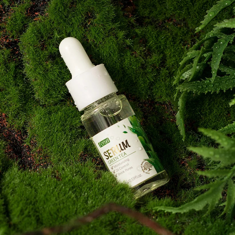 Sérum facial de chá verde Laikou, controle de oleosidade, antienvelhecimento, redução de poros, tratamento para acne, clareamento, hidratação, essência de melaleuca, cuidados com a pele