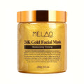 Máscara facial MELAO 24K Gold Beauty Facemask Skin Remove France Máscaras faciais hidratantes de colágeno dourado