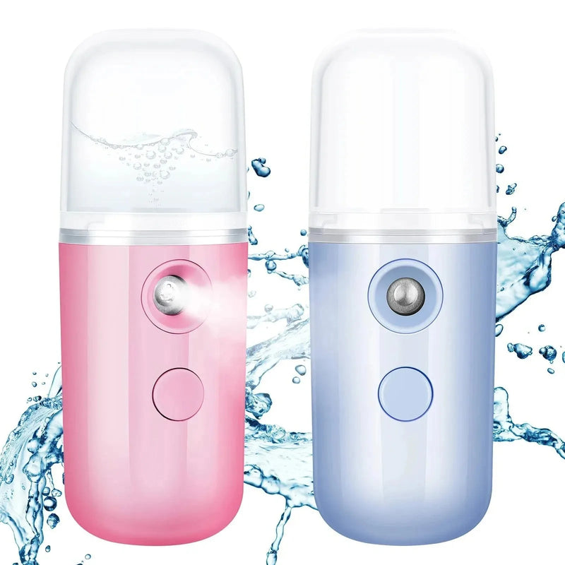 Mini pulverizador de névoa nano portátil USB de 30 ml, spray facial, vaporizador facial, hidratante, umidificador de ar, instrumentos de beleza para cuidados com a pele