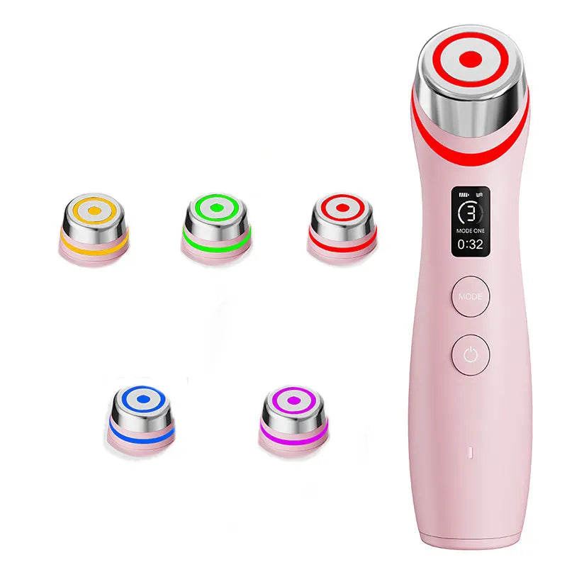 Booster Pro LED Facial Light Therapy 5 Cores Varinha de Beleza para os Olhos Massageador de Olhos com Luz Vermelha para Ferramenta de Rejuvenescimento da Pele