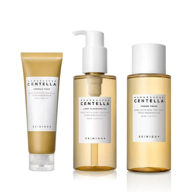 Coreano Skin1004 Centella Ampoule Toner Cleanser Face Serum Óleo de Limpeza e Creme Hidratante Kit de Cuidados com a Pele Conjunto de Produtos Originais
