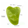 assage Visage Rolo de Jade Natural Gua Sha Facial Massageador Corporal e de Pescoço com Pedras Naturais Acupoint Cuidados com os Olhos Ferramentas de Massagem Spa MLifting
