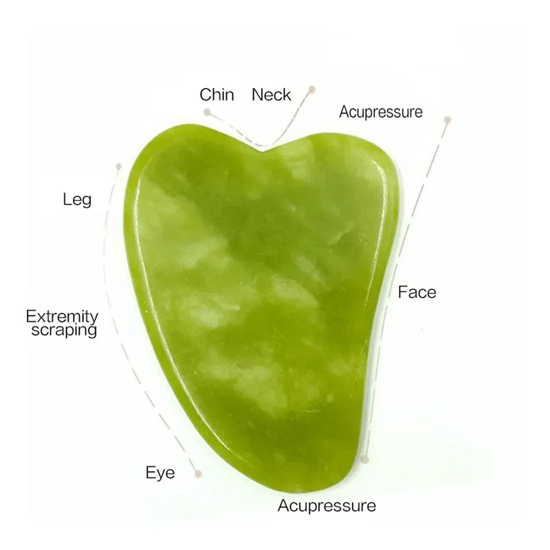 assage Visage Rolo de Jade Natural Gua Sha Facial Massageador Corporal e de Pescoço com Pedras Naturais Acupoint Cuidados com os Olhos Ferramentas de Massagem Spa MLifting