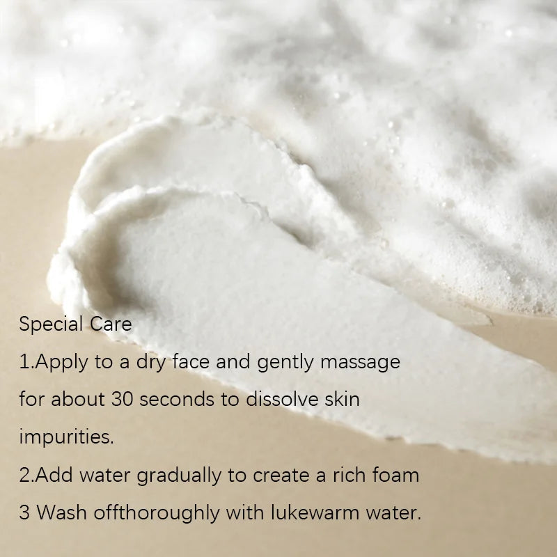 Espuma de limpeza facial coreana de arroz para cuidados com a pele, hidratante, iluminador e rejuvenescedor, limpador facial, cuidados com a pele coreanos originais