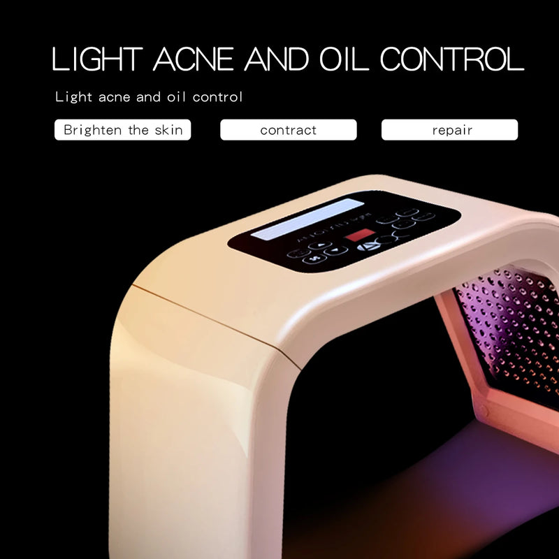 Máscara de LED 7 cores PDT Máscara de LED Terapia de luz Ferramentas para cuidados com a pele Beleza Saúde Máscaras faciais Terapia de luz vermelha Removedor de rugas Spa EUA