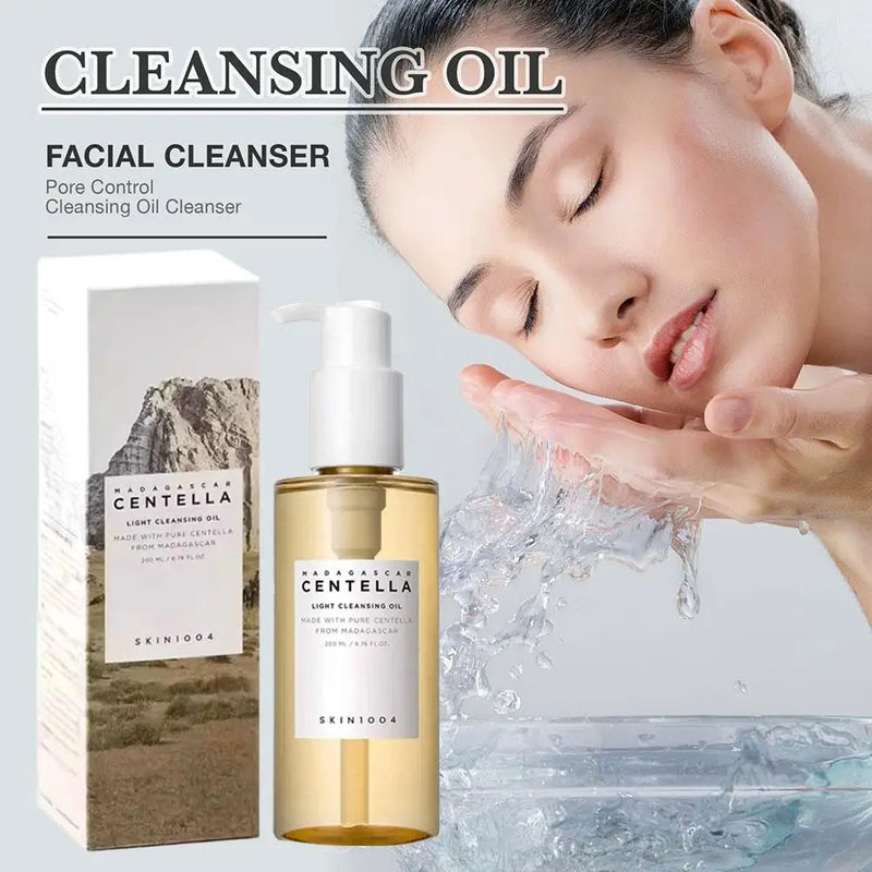 Centella Skin Care Set Hidratante Tônico Calmante Iluminador Sérum Facial Hialurônico Protetor Solar À Prova D'água Óleo de Limpeza 1 unidade