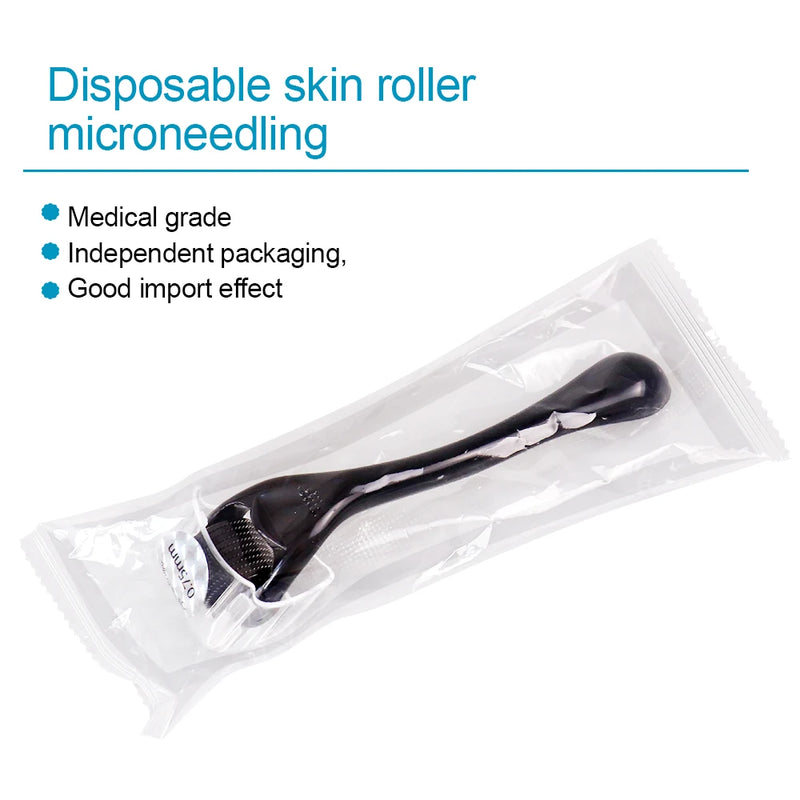 ZGTS DRS 540 Pins Derma Roller Titânio Aço Inoxidável Rolo de Enfermagem para Pele Esfoliante Antirrugas Reparador para Recrescimento Capilar Ferramenta de Maquiagem