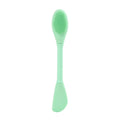Yunduogirl 1 peça escova de silicone com cabeça dupla para máscara facial, limpador de poros faciais, aplicador de película de lama, ferramentas de limpeza femininas