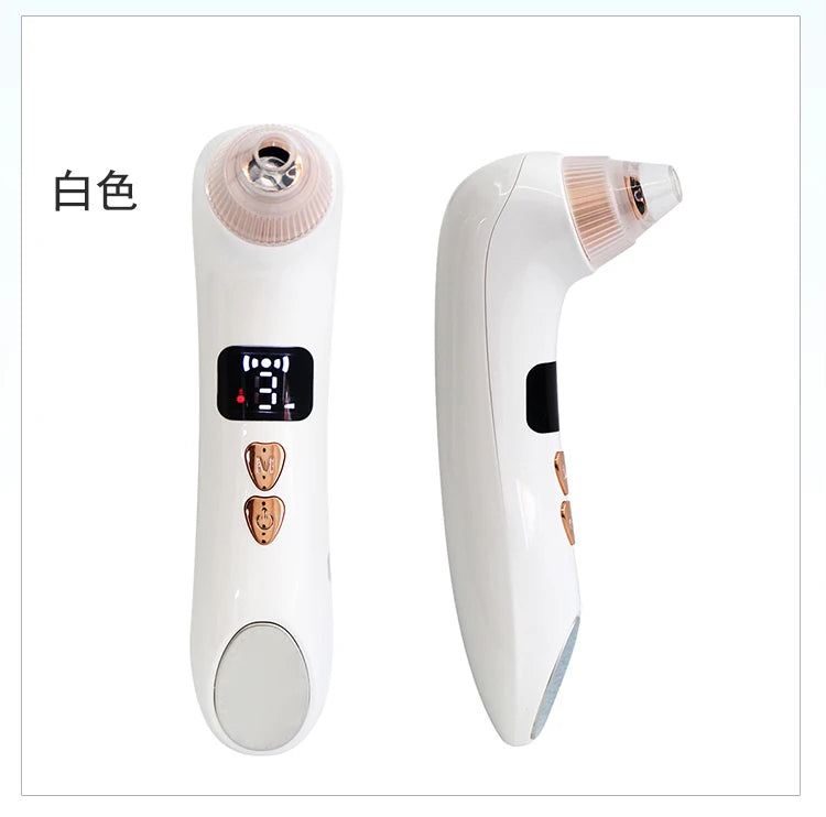 AOKO Removedor de Cravos, Câmera de Vácuo para Poros, Limpador de Poros, Removedor de Acne, Aquecimento Elétrico, Limpeza Profunda do Nariz e Rosto, Microscópio Wi-Fi