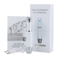Massageador elétrico para os olhos, dispositivo de massagem com aquecimento por vibração para olheiras, inchaço, fadiga ocular, caneta para cuidados com os olhos e rugas