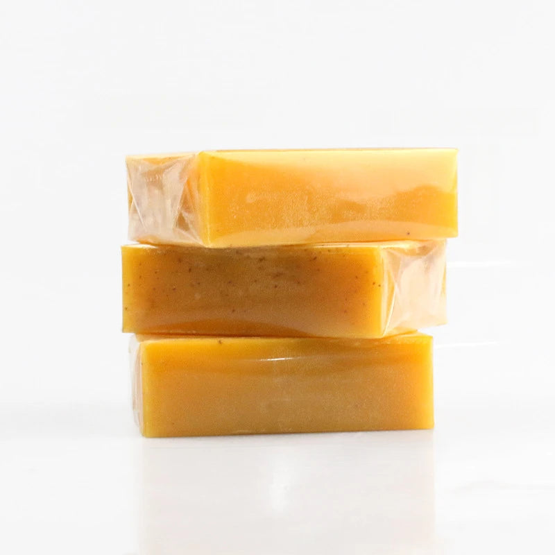 Sabonete de cúrcuma e ácido kójico 100g, clareador, antienvelhecimento, hidratante, artesanal para rosto e corpo, tratamento de manchas escuras e acne