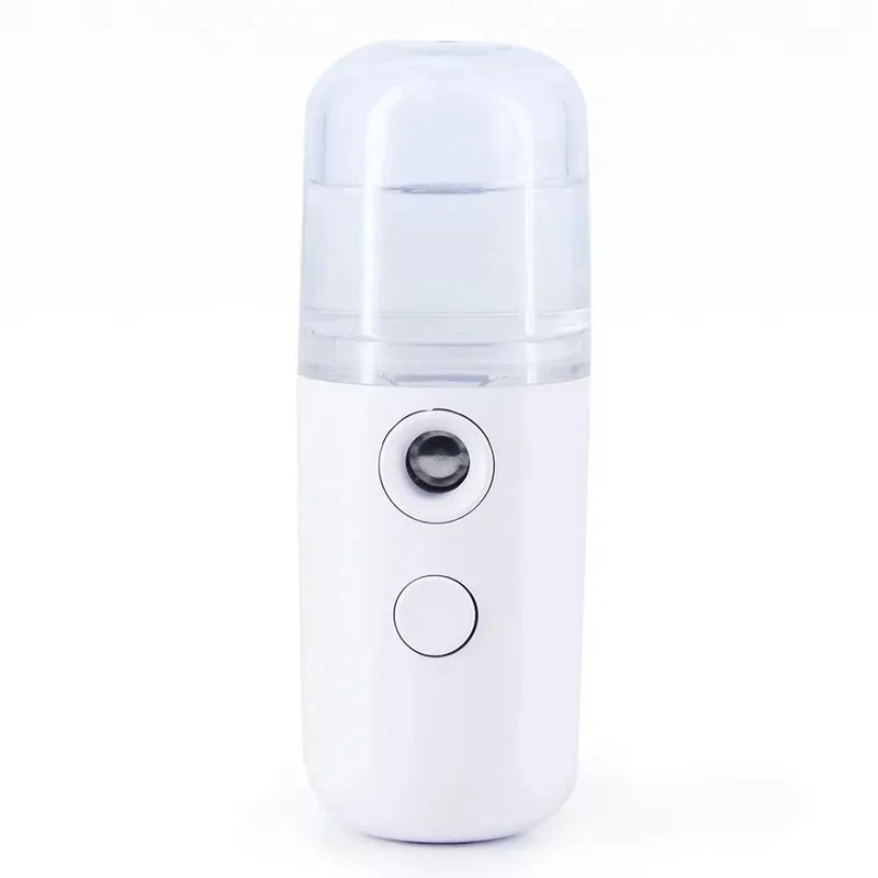 Mini pulverizador de névoa nano portátil USB de 30 ml, spray facial, vaporizador facial, hidratante, umidificador de ar, instrumentos de beleza para cuidados com a pele