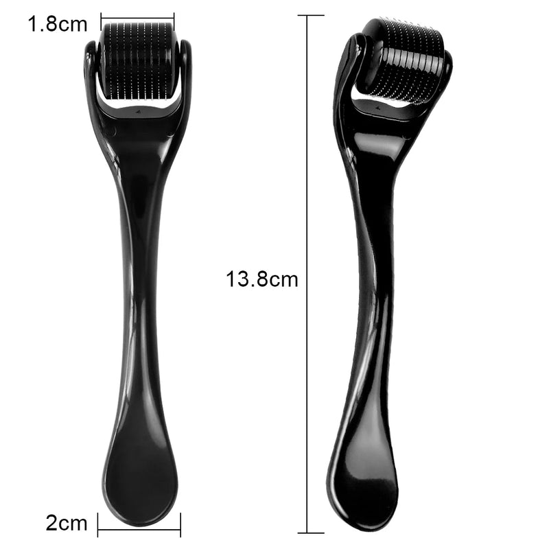 ZGTS DRS 540 Pins Derma Roller Titânio Aço Inoxidável Rolo de Enfermagem para Pele Esfoliante Antirrugas Reparador para Recrescimento Capilar Ferramenta de Maquiagem