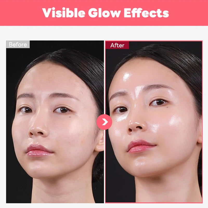Máscara facial coreana de colágeno, máscara facial antirrugas de colágeno, máscara de lifting facial hidratante e tensora