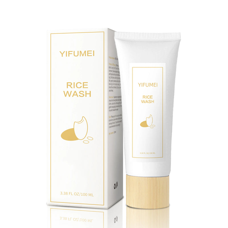 Espuma de limpeza facial coreana de arroz para cuidados com a pele, hidratante, iluminador e rejuvenescedor, limpador facial, cuidados com a pele coreanos originais
