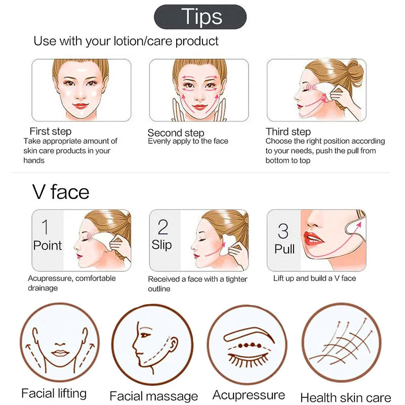 Pó de quartzo rosa, rolo de cristal de jade, massagem spa, massageadores faciais rosa, gua sha, pedra natural, guasha, ferramenta de beleza, lifting facial