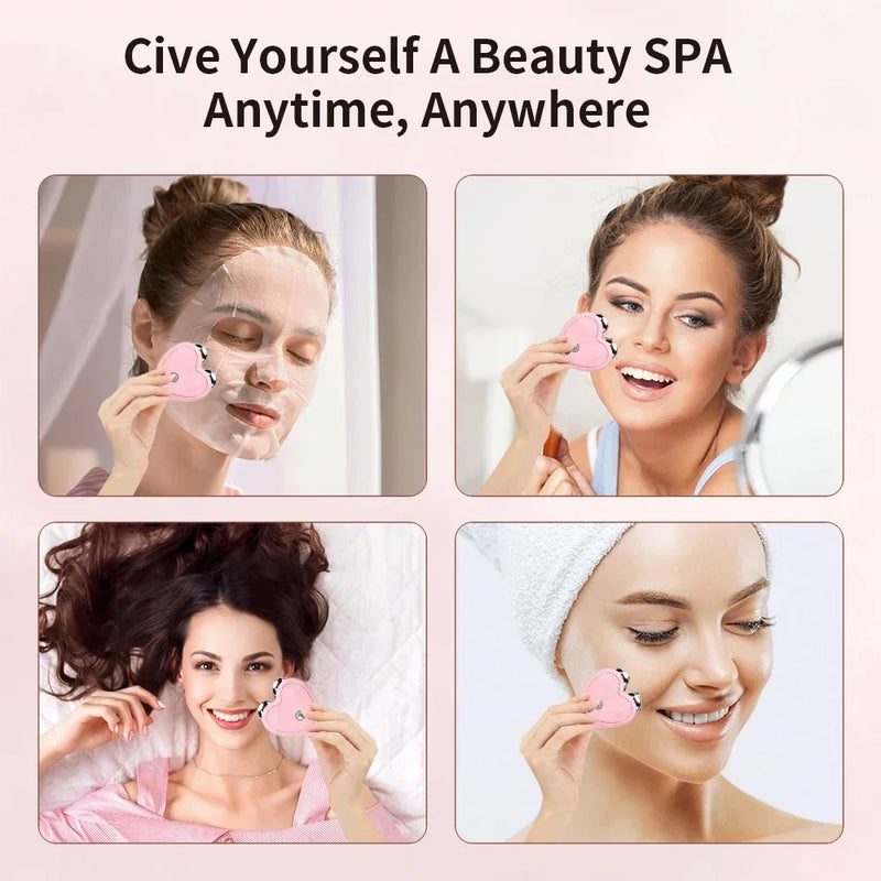 NOVO Dispositivo de Beleza Micro Corrente Mini Rolo Portátil de Lifting Facial Massageador Emagrecedor EMS Contorno Delicado Firmeza Cuidado Facial