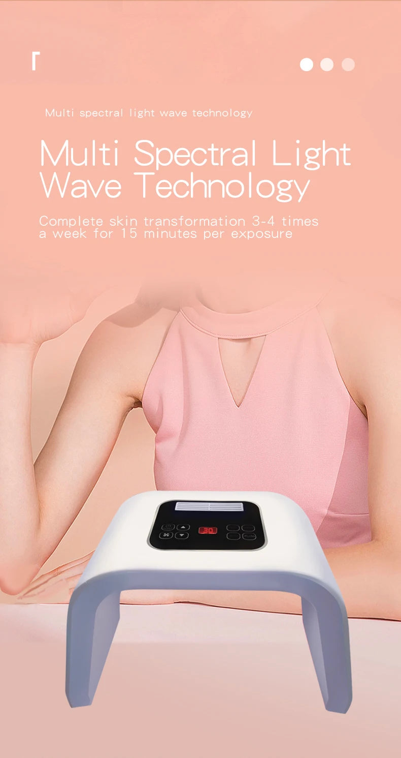Máscara de LED 7 cores PDT Máscara de LED Terapia de luz Ferramentas para cuidados com a pele Beleza Saúde Máscaras faciais Terapia de luz vermelha Removedor de rugas Spa EUA