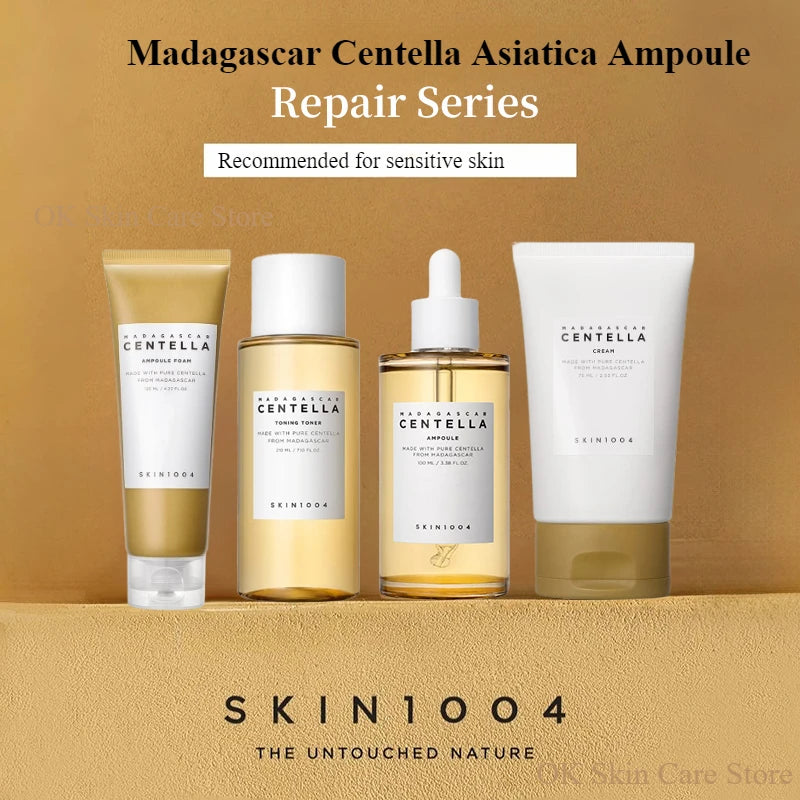 Coreano Skin1004 Centella Ampoule Toner Cleanser Face Serum Óleo de Limpeza e Creme Hidratante Kit de Cuidados com a Pele Conjunto de Produtos Originais