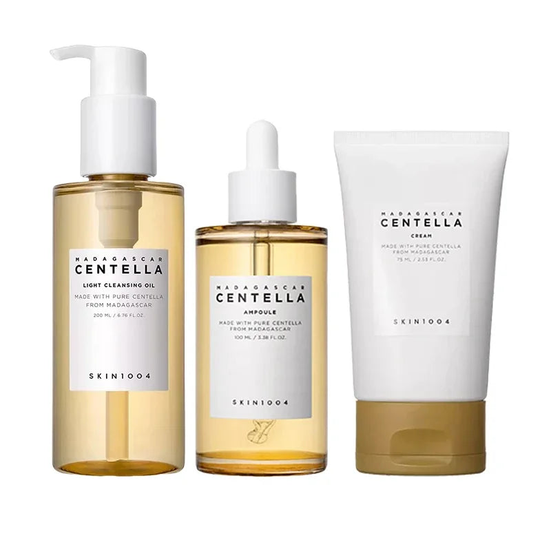 Coreano Skin1004 Centella Ampoule Toner Cleanser Face Serum Óleo de Limpeza e Creme Hidratante Kit de Cuidados com a Pele Conjunto de Produtos Originais