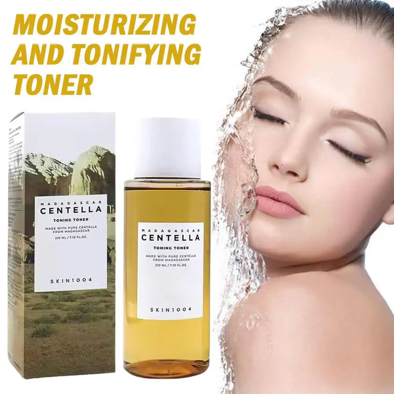 Centella Skin Care Set Hidratante Tônico Calmante Iluminador Sérum Facial Hialurônico Protetor Solar À Prova D'água Óleo de Limpeza 1 unidade