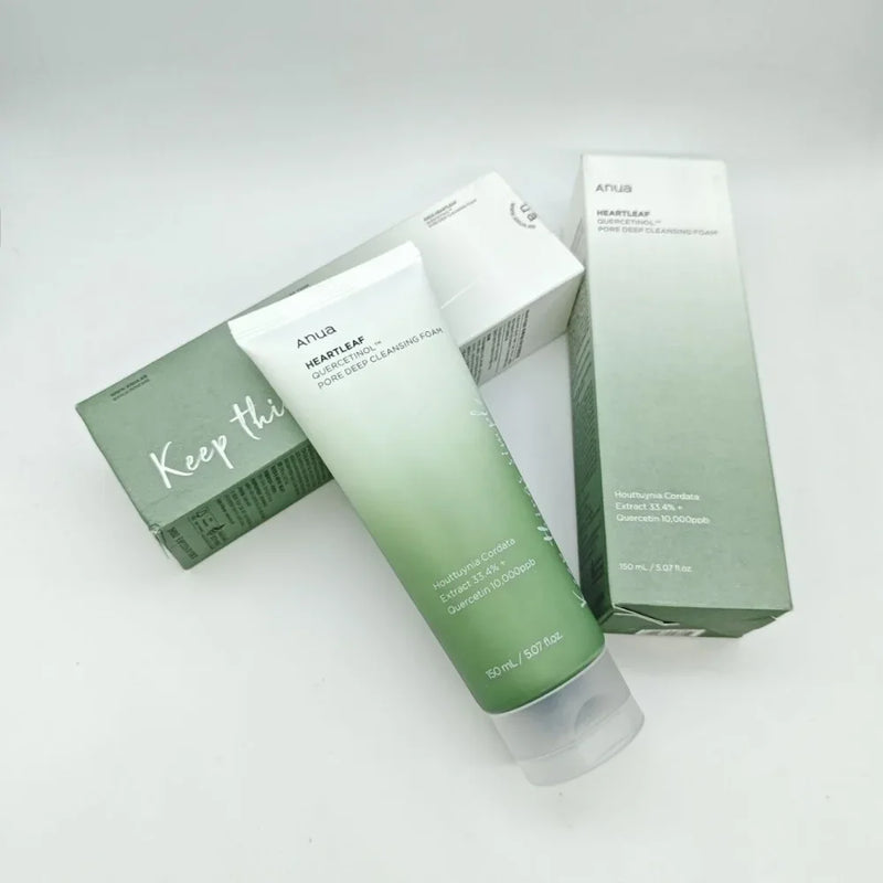 Anua Heartleaf 77% Produtos para Cuidados com a Pele Tônico Hidratante Removedor de Maquiagem Essência Limpeza Profunda Produtos Coreanos para Cuidados com a Pele Conjunto Completo