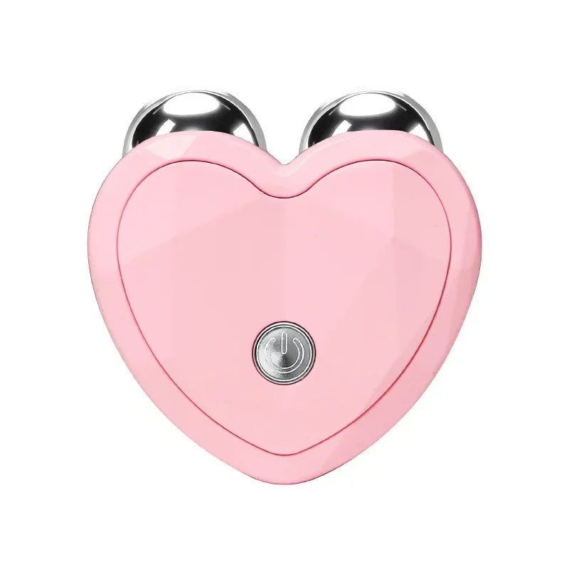 NOVO Dispositivo de Beleza Micro Corrente Mini Rolo Portátil de Lifting Facial Massageador Emagrecedor EMS Contorno Delicado Firmeza Cuidado Facial