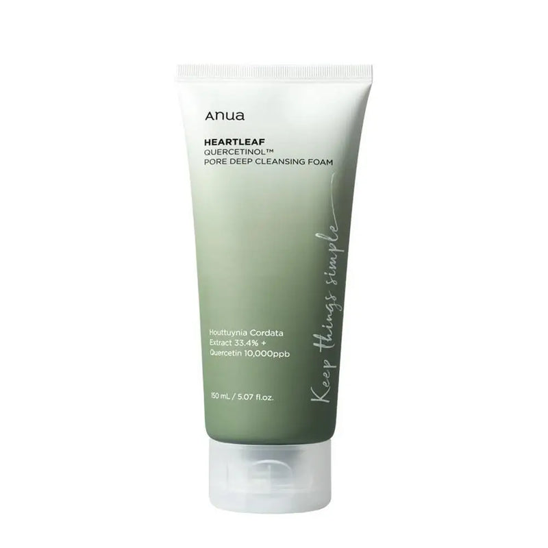 Conjunto de cuidados com a pele Korean Heartleaf Anua, essência antienvelhecimento, emulsão tônica hidratante, limpeza profunda para linhas finas, limpador facial