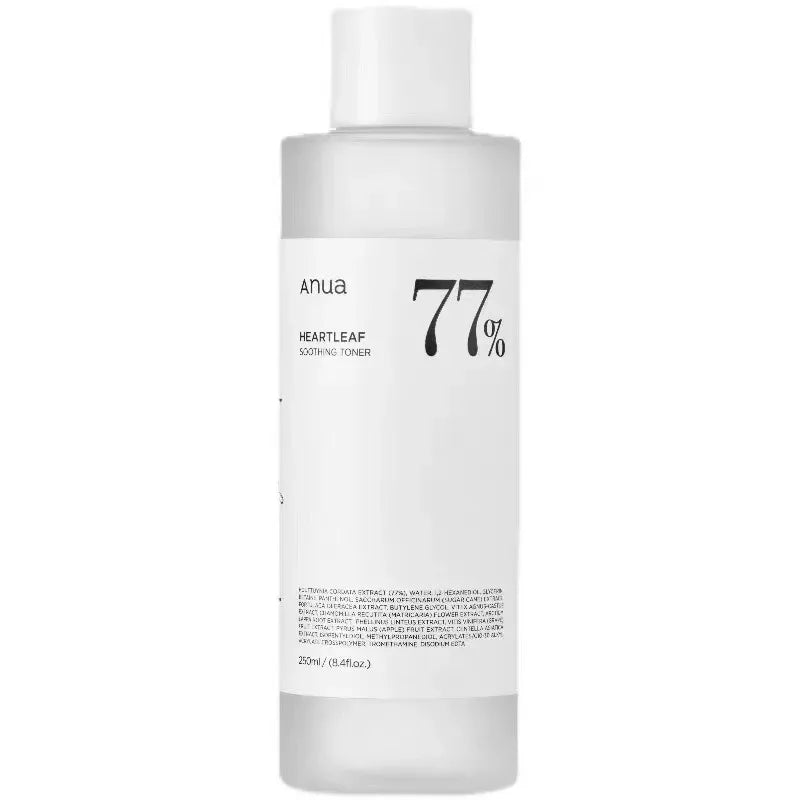 Anua Heartleaf 77% Produtos para Cuidados com a Pele Tônico Hidratante Removedor de Maquiagem Essência Limpeza Profunda Produtos Coreanos para Cuidados com a Pele Conjunto Completo
