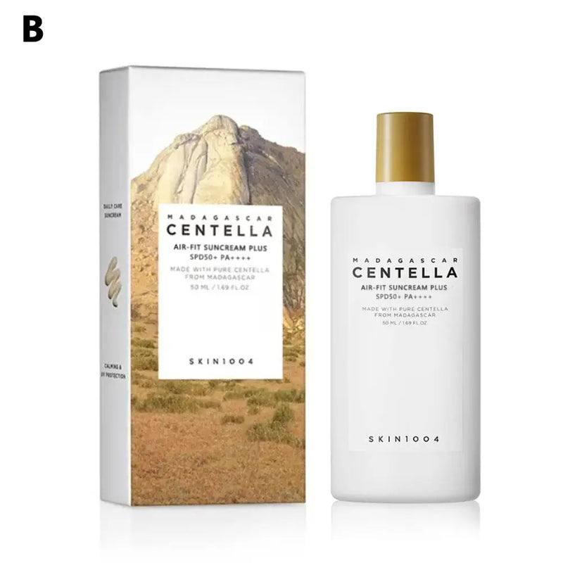 Centella Skin Care Set Hidratante Tônico Calmante Iluminador Sérum Facial Hialurônico Protetor Solar À Prova D'água Óleo de Limpeza 1 unidade