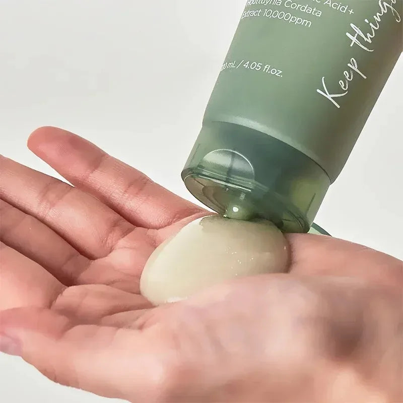 Conjunto de cuidados com a pele Korean Heartleaf Anua, essência antienvelhecimento, emulsão tônica hidratante, limpeza profunda para linhas finas, limpador facial