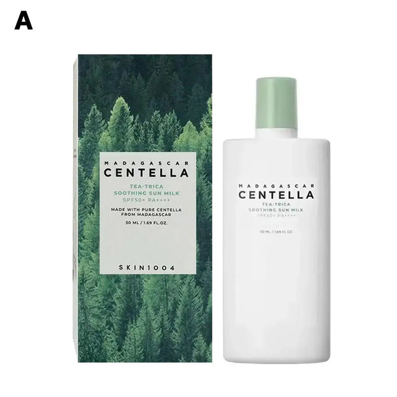 Centella Skin Care Set Hidratante Tônico Calmante Iluminador Sérum Facial Hialurônico Protetor Solar À Prova D'água Óleo de Limpeza 1 unidade