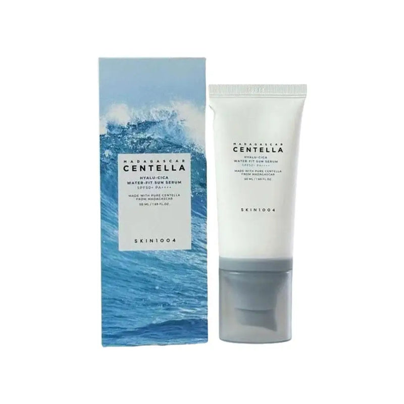 Centella Skin Care Set Hidratante Tônico Calmante Iluminador Sérum Facial Hialurônico Protetor Solar À Prova D'água Óleo de Limpeza 1 unidade