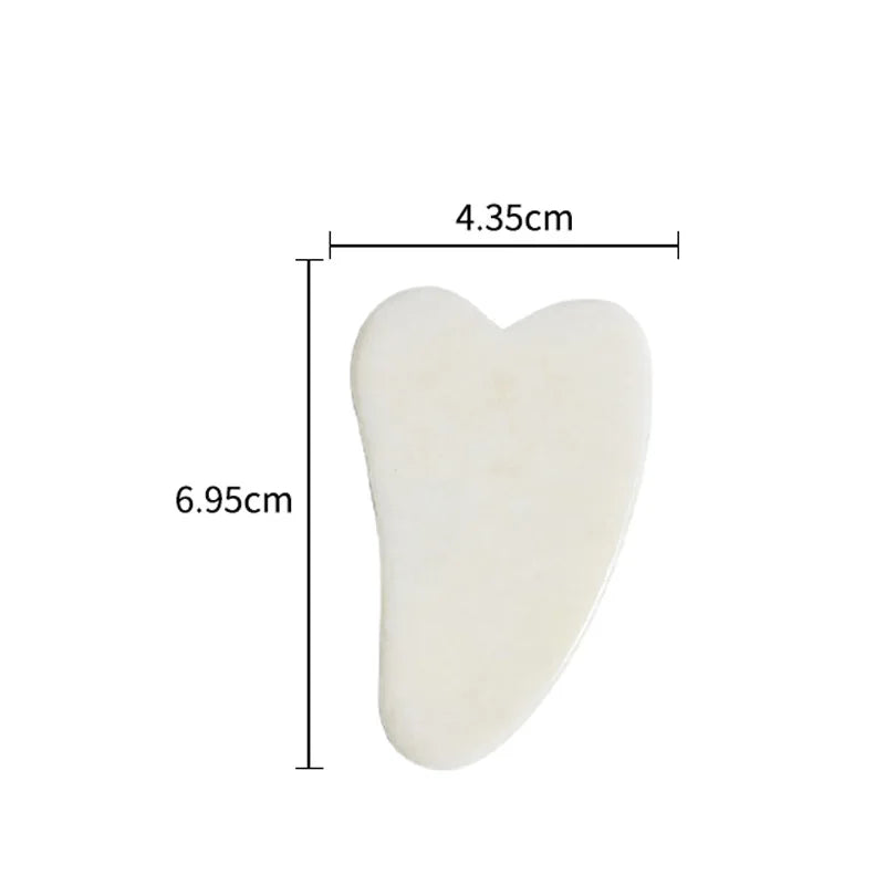 Gua Sha, raspador de guache com jade ametista natural, massageador para rosto, lifting de pele fina, raspador facial, ferramentas de beleza e cuidados com a pele