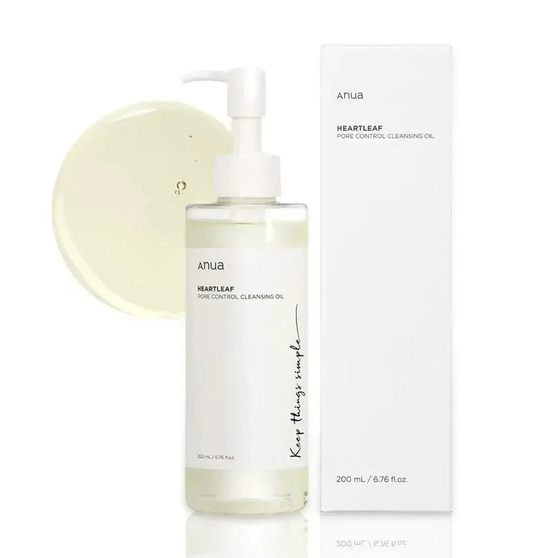 Conjunto de cuidados com a pele Korean Heartleaf Anua, essência antienvelhecimento, emulsão tônica hidratante, limpeza profunda para linhas finas, limpador facial